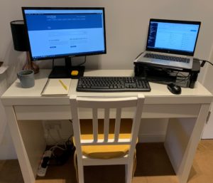 Desk set-up